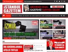 Tablet Screenshot of istanbulgazetem.com